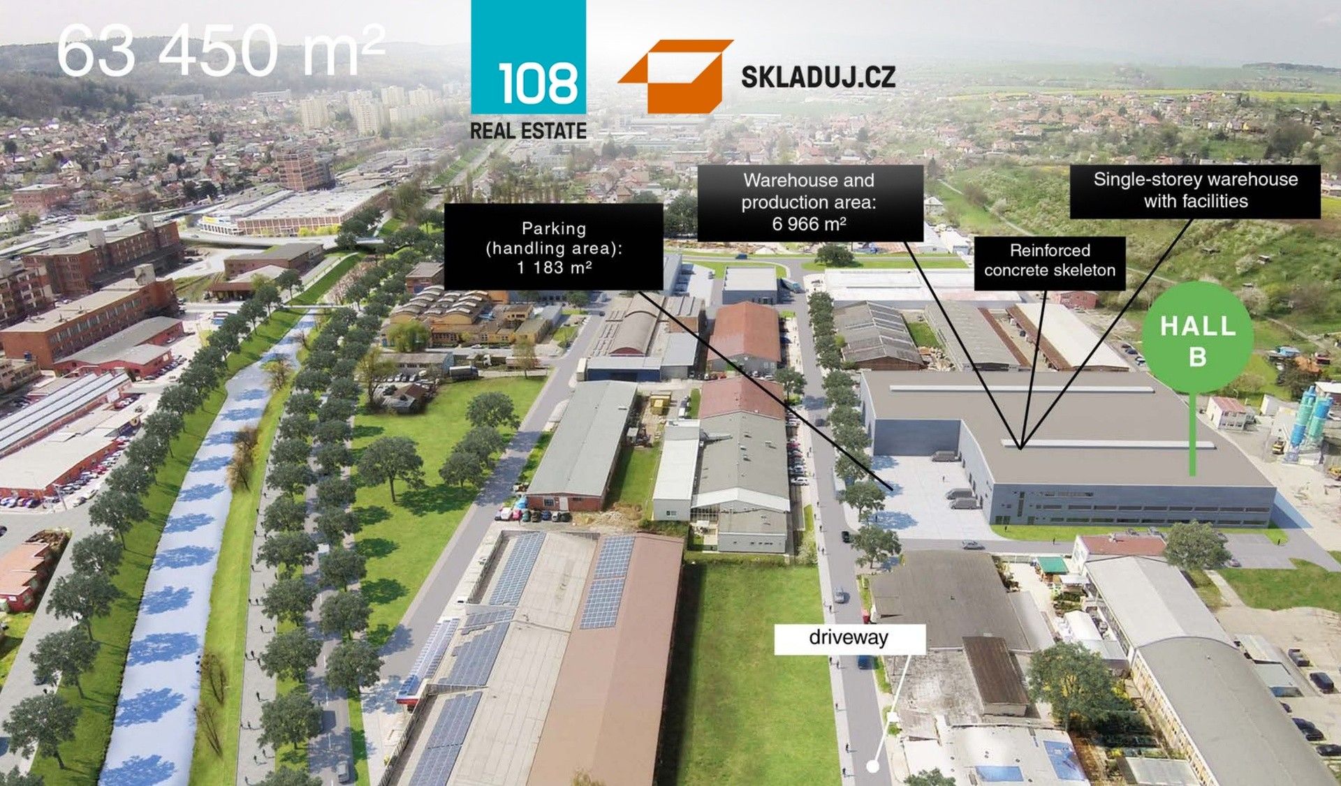 Sklad · 3 300 m² · Rybníky IV 326, Zlín Prštné - 3