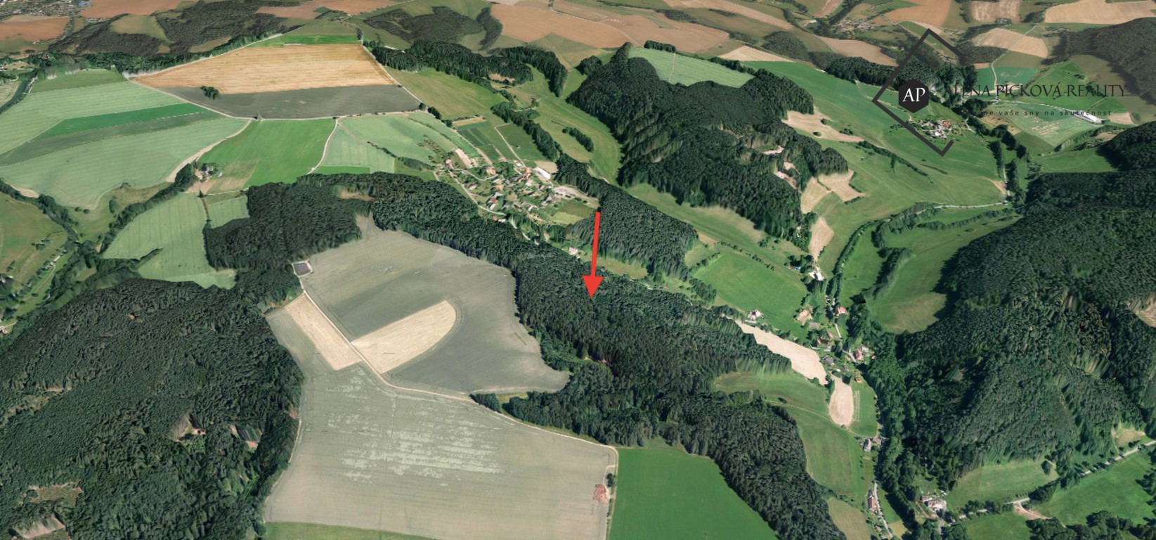 Lesy, Bílá, 35 696 m² - 1