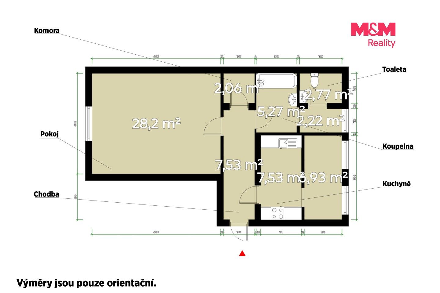 1+1, Prokopova, Plzeň, 65 m² - 2