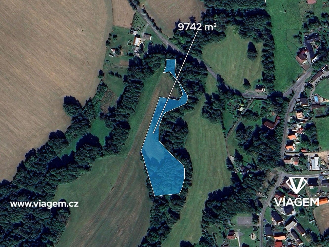 Zemědělské pozemky, Vrbatův Kostelec, okres Chrudim - 2