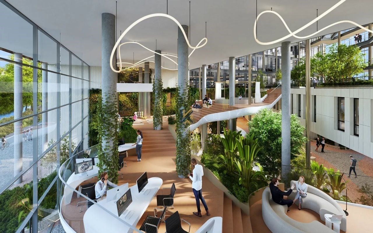 Pronájem kancelář - Karolinská, Praha, 537 m²