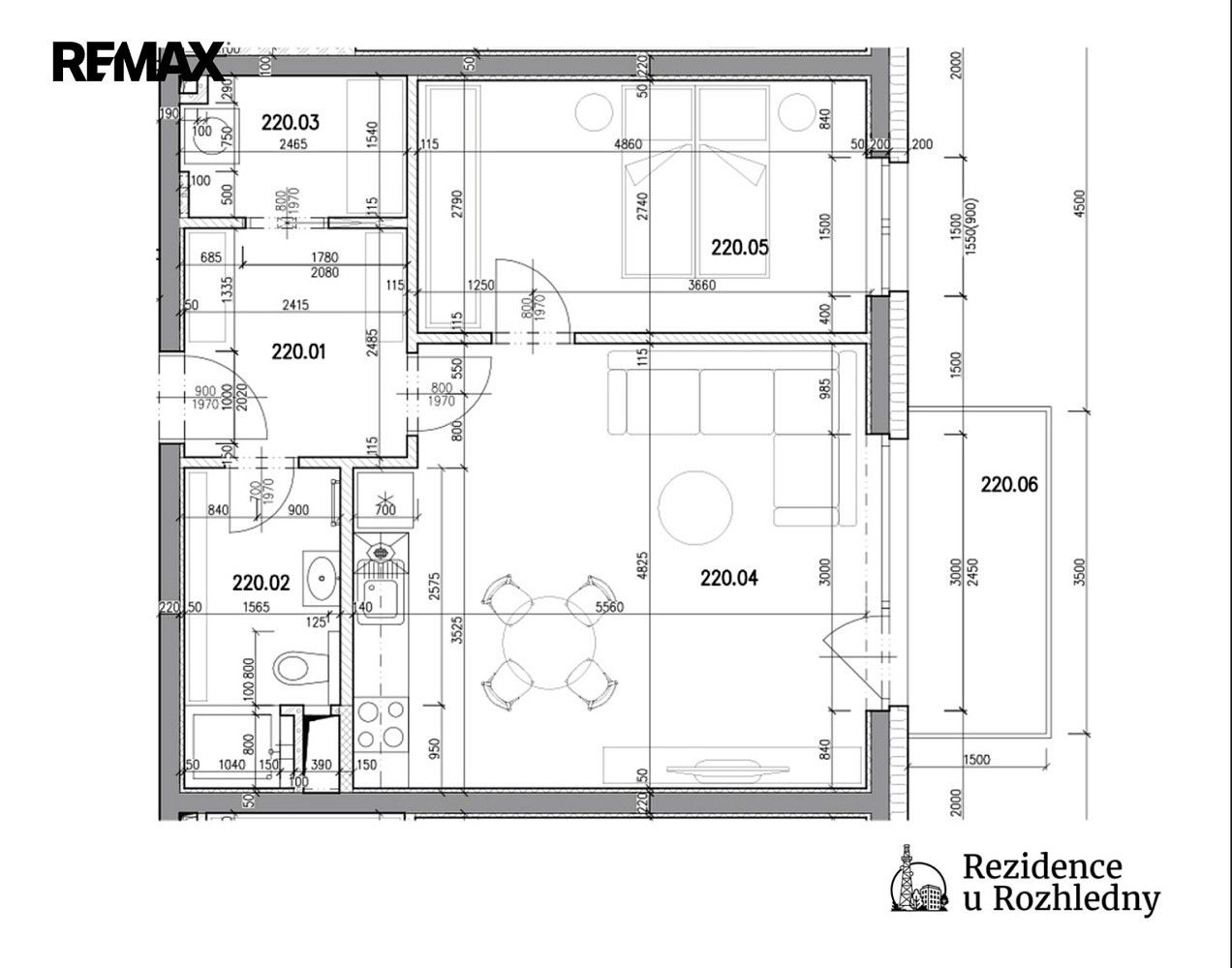 Byt 2+kk · 57 m² · Plzeň - Severní Předměstí, okres Plzeň-město, Plzeňský kraj - 3