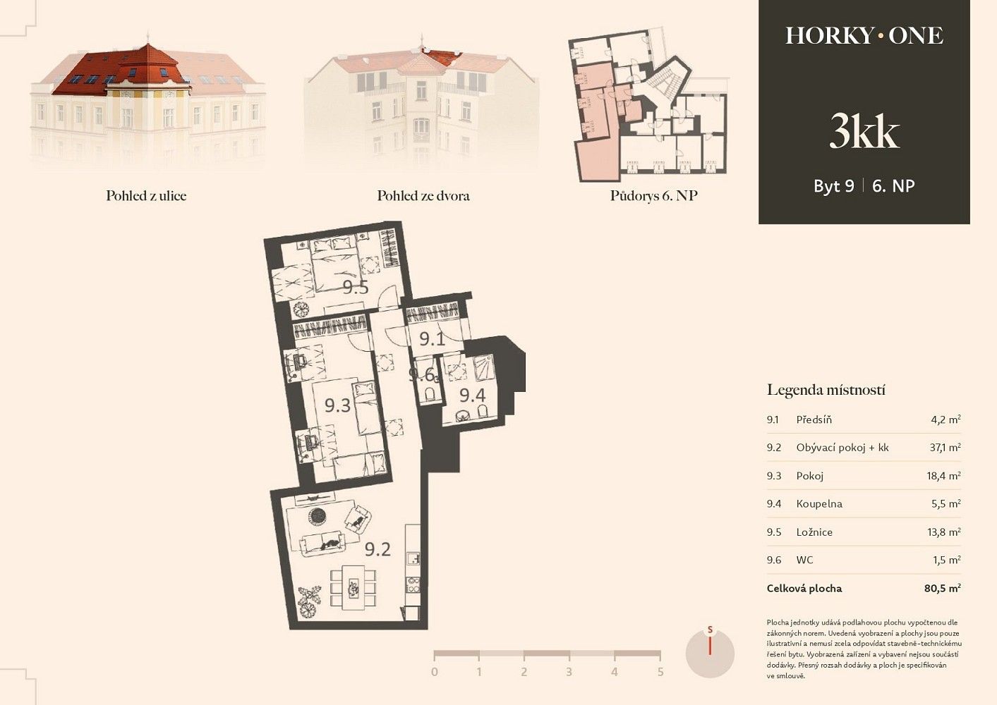 Byt 3+kk · 81 m² · V Horkách, Praha 4 - Nusle - 4
