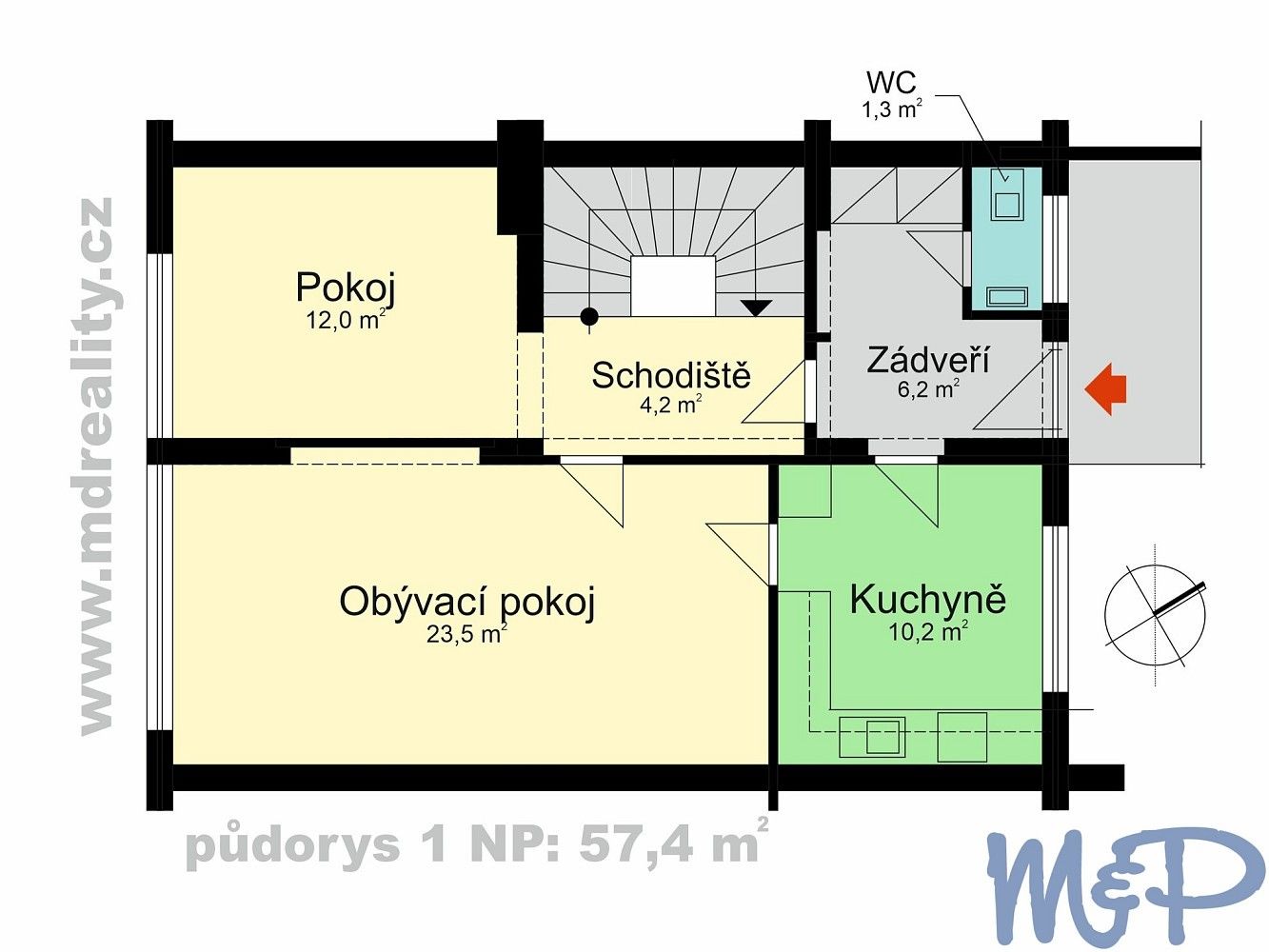 Rodinné domy, Stamicova, Jihlava, 175 m² - 2