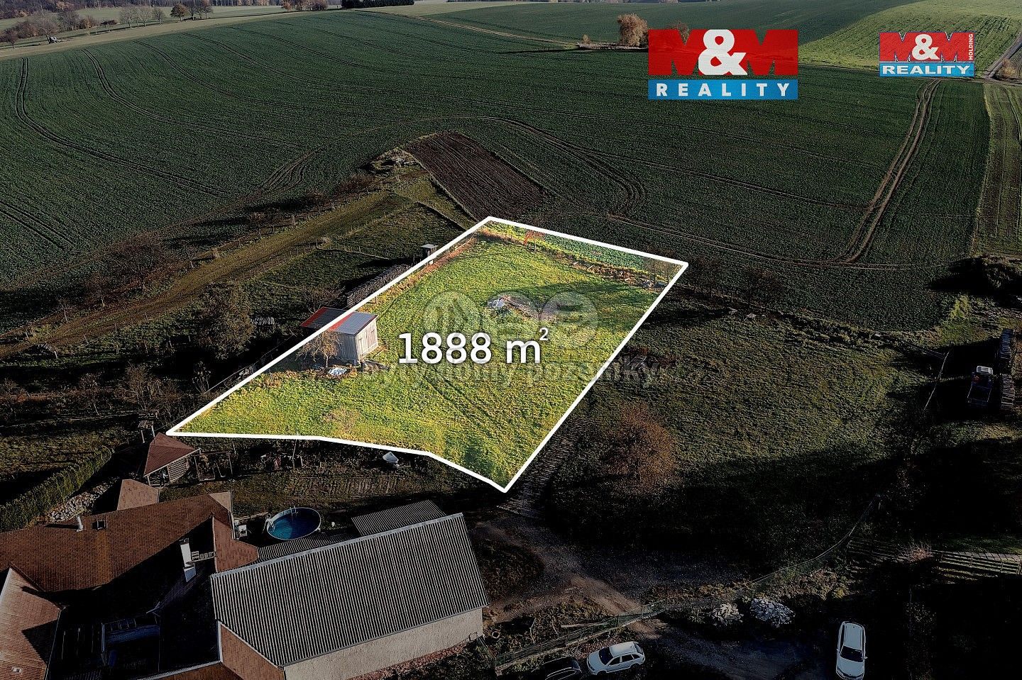 Pozemek pro bydlení, 1 888 m²