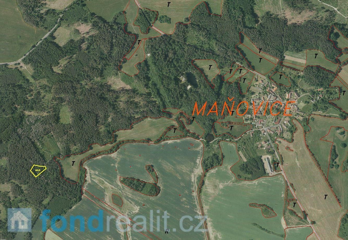 Prodej pozemek - Maňovice, 2 639 m²
