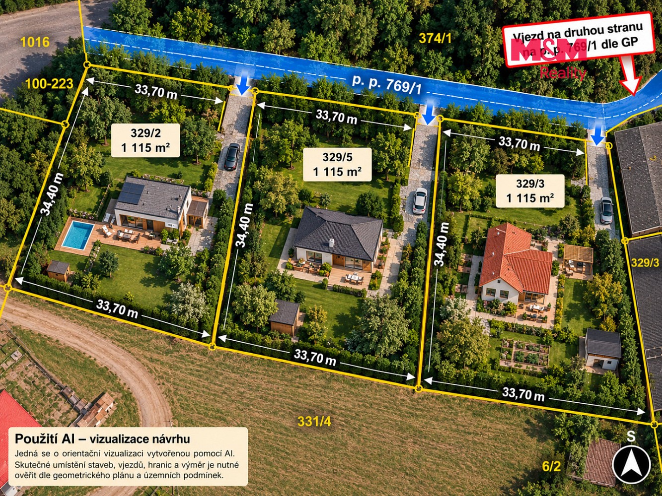 Prodej pozemek pro bydlení - Bor - Boječnice, okres Tachov - 2