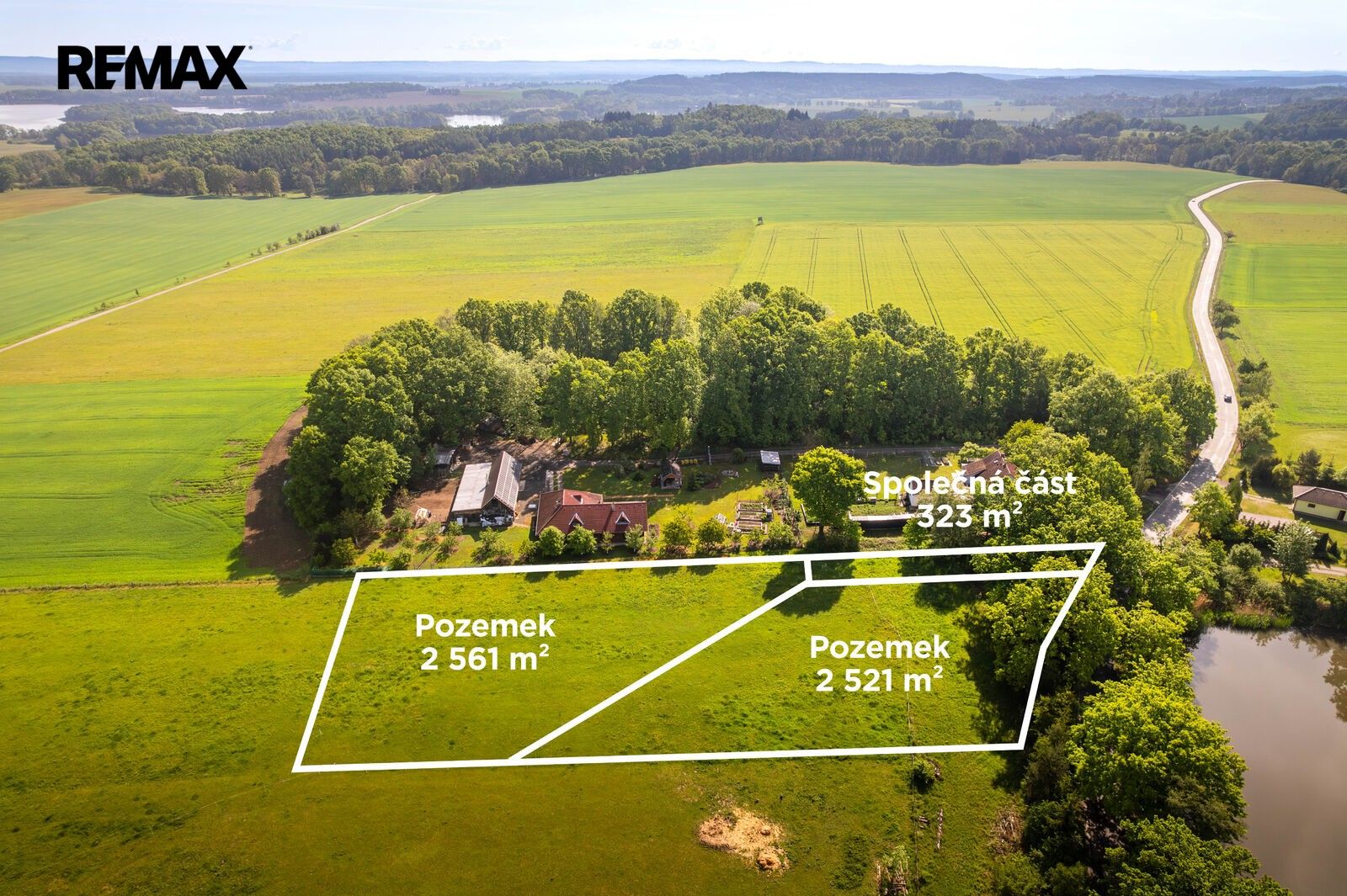 Prodej pozemek pro bydlení - Záboří, 2 521 m² - 2