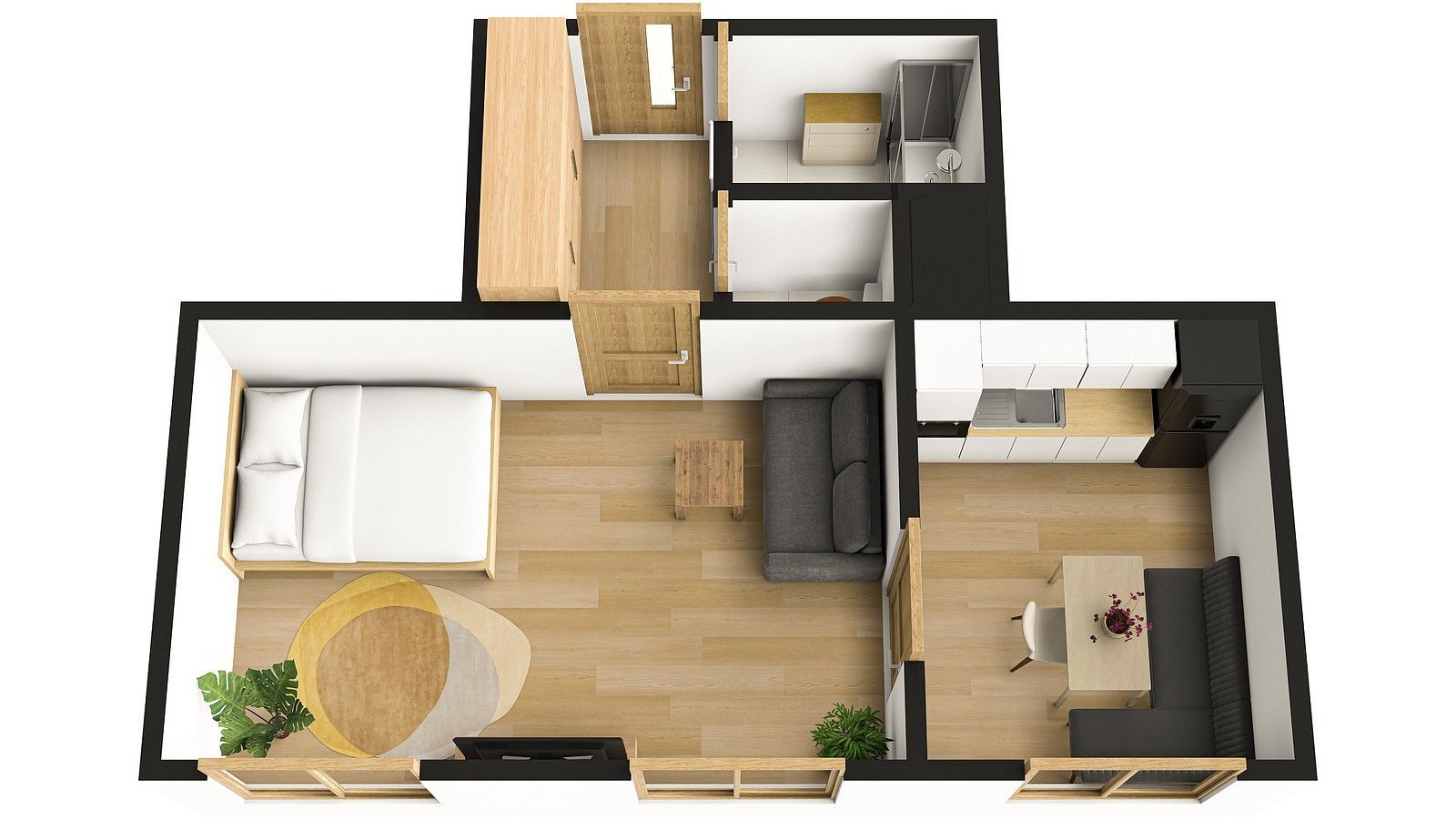 1+1, Zlín - Mladcová, Zlínský kraj, 37 m² - 2