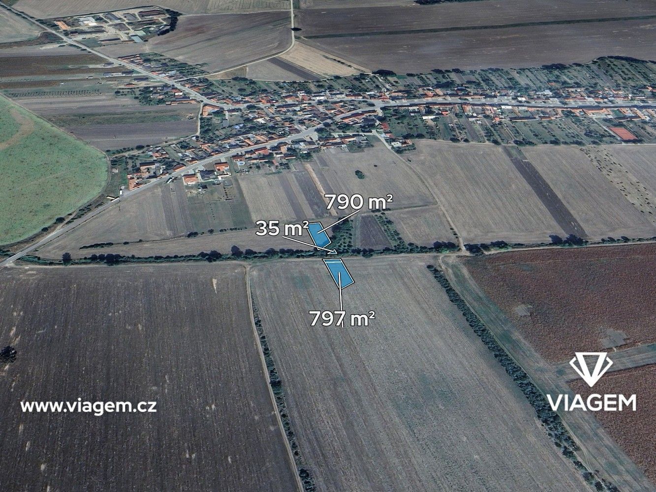 Zemědělské pozemky, Kněždub, okres Hodonín, Jihomoravský kraj