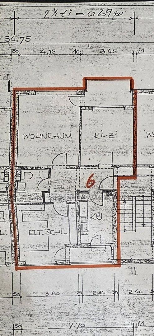 3+1, Kronenweg 50, , Severní Porýní-Vestfálsko, 69 m² - 2