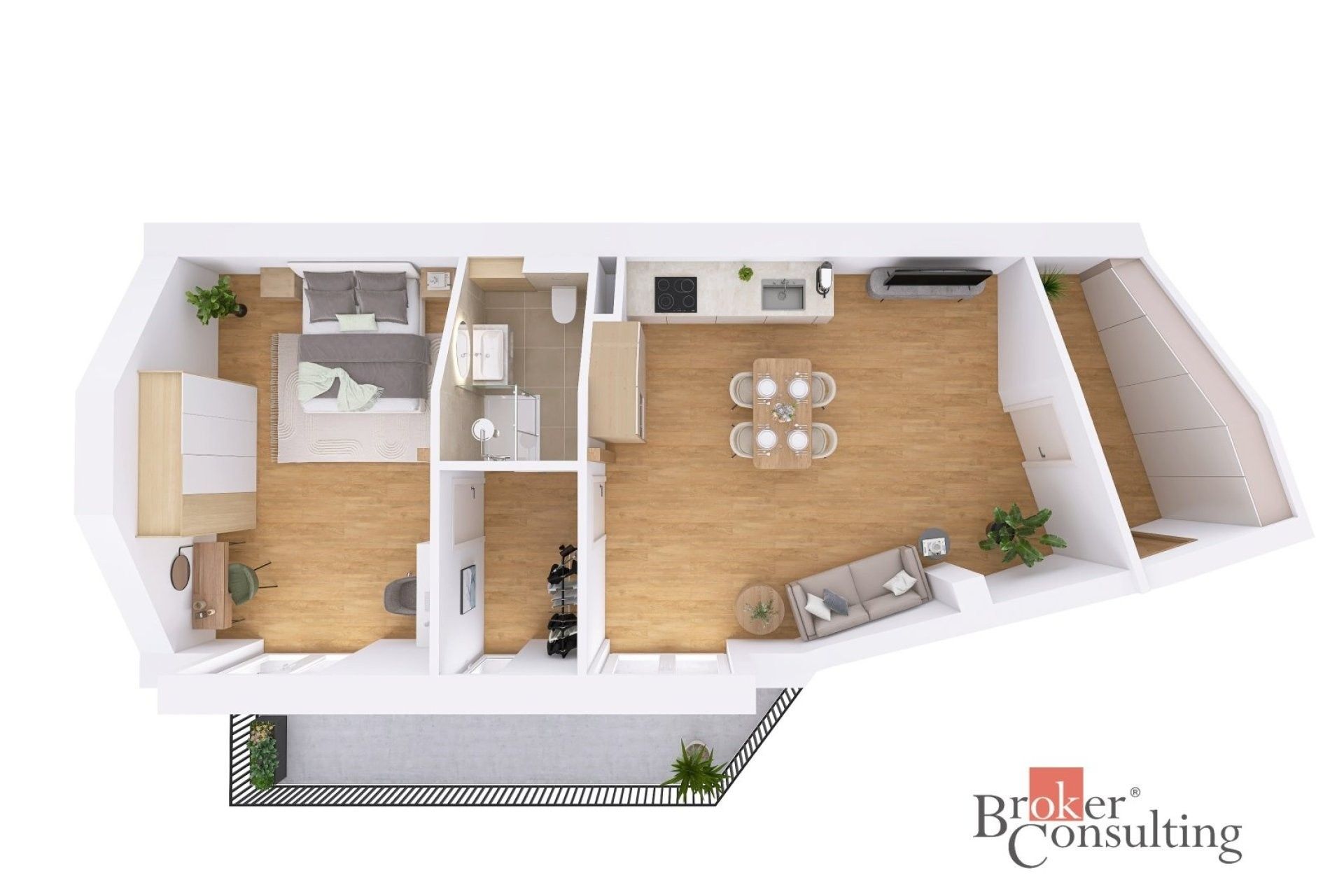 Byt 2+kk · 68 m² · Dubné - 3