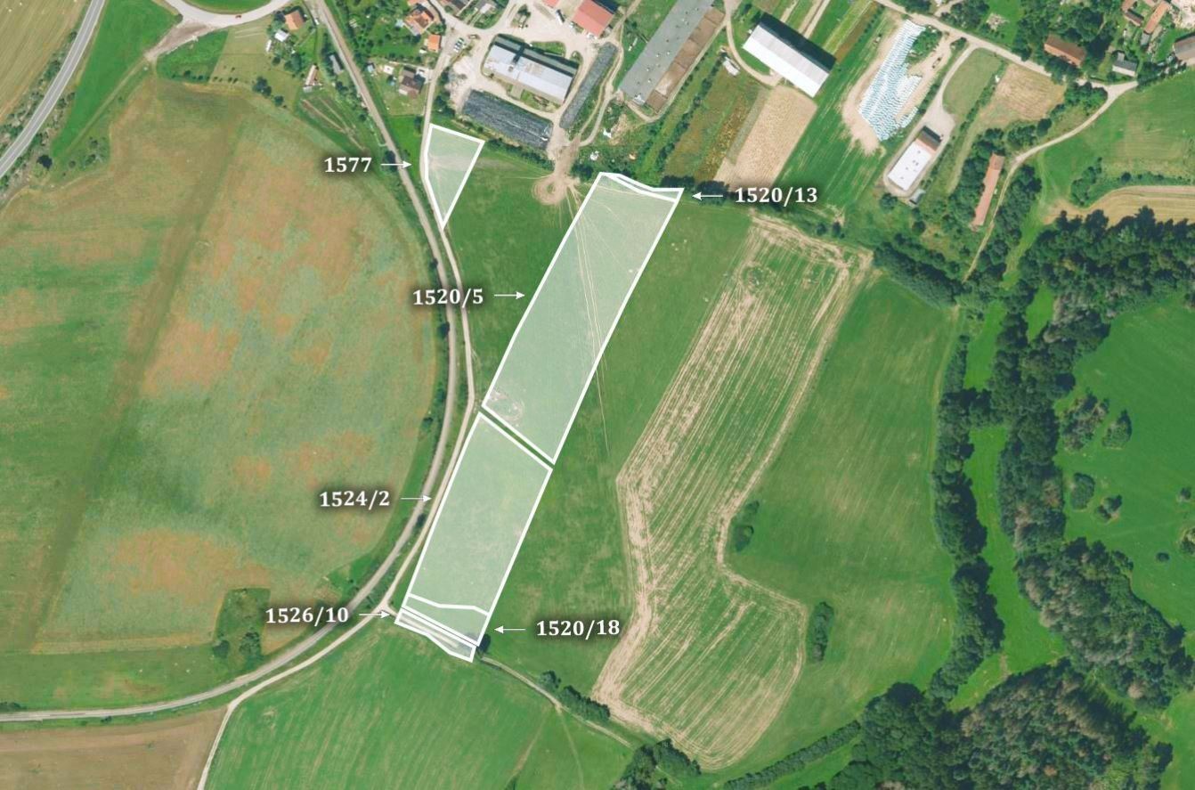 Zemědělské pozemky, Oslavice, 5 527 m²