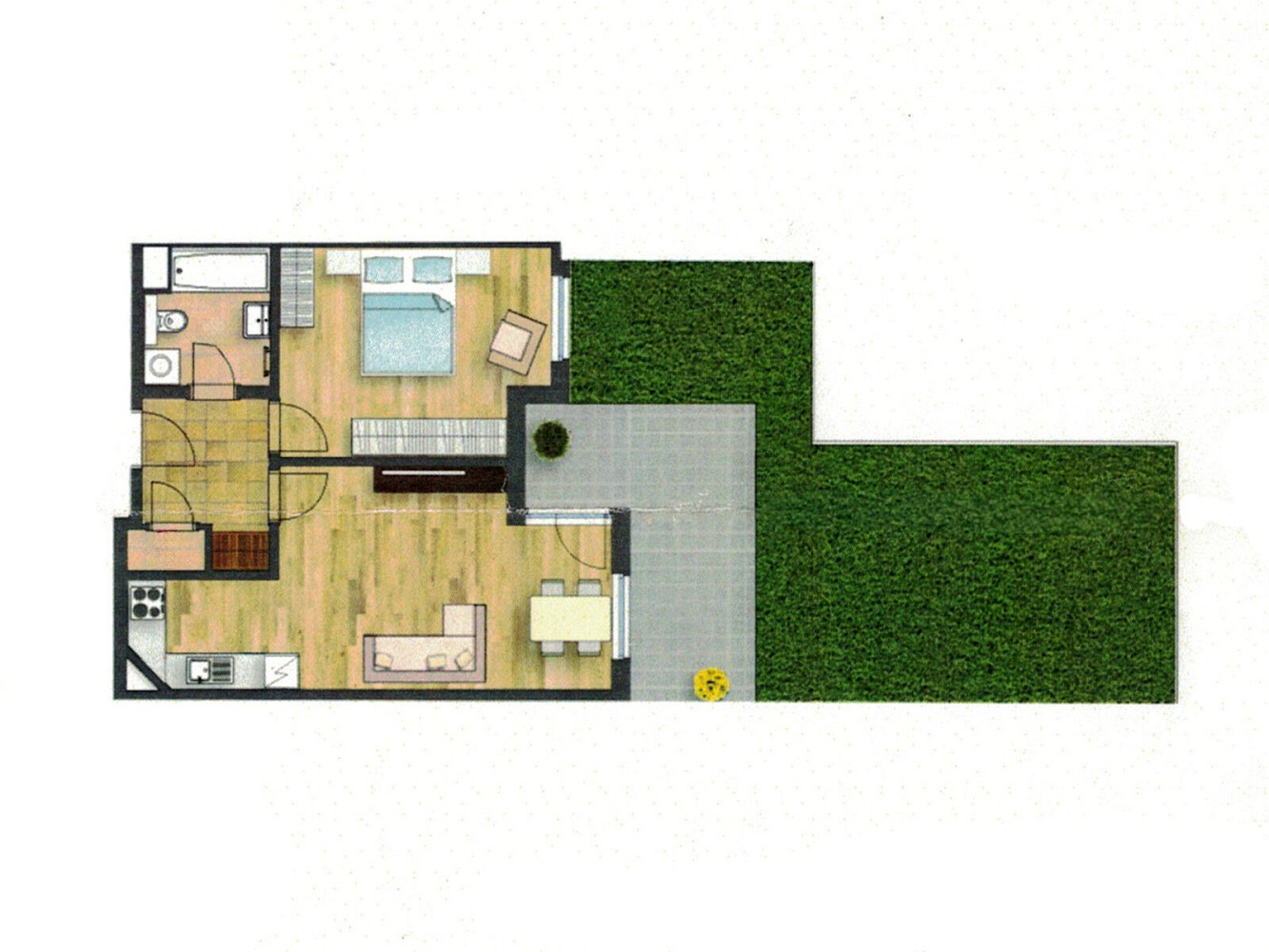 Prodej byt 2+kk - Bermanova, Praha 9 - Čakovice, 52 m² - 2