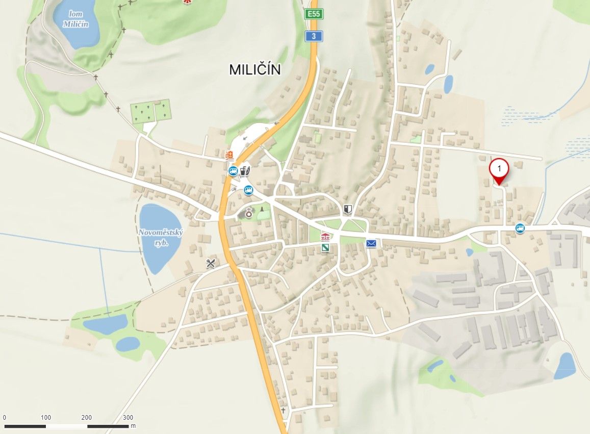 Prodej pozemek pro bydlení - Miličín, 846 m²