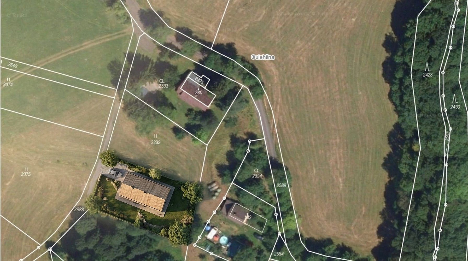 Zahrada, 1 287 m²