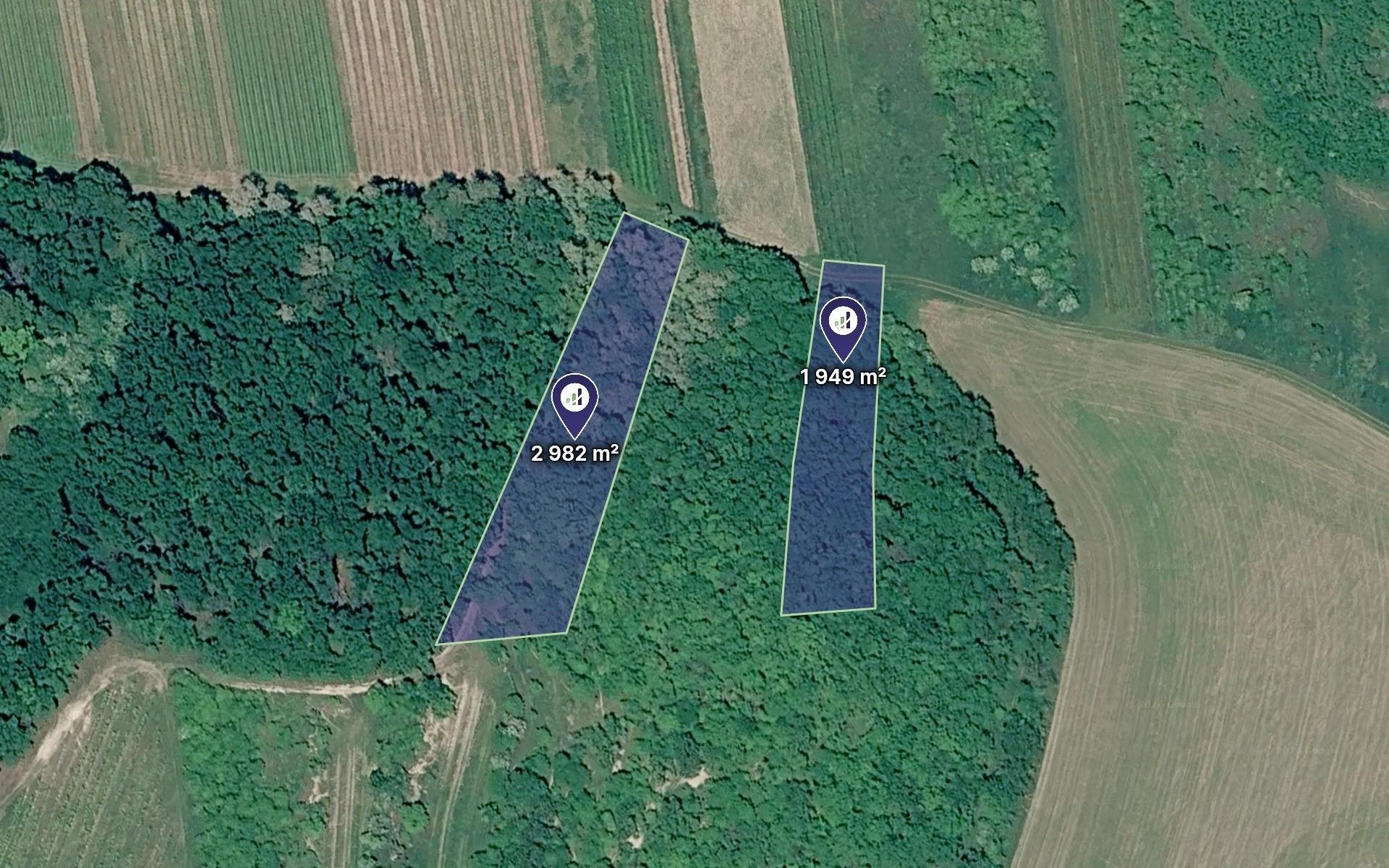 Zemědělské pozemky, Brumovice, 4 931 m² - 1