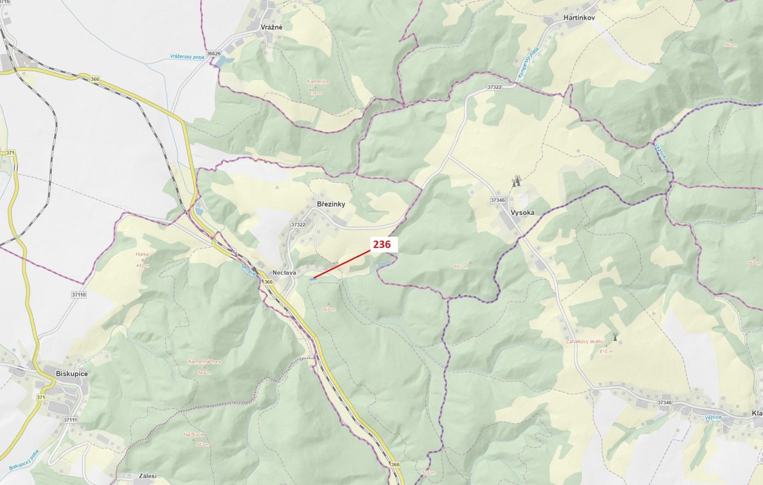 Les, 813 m²