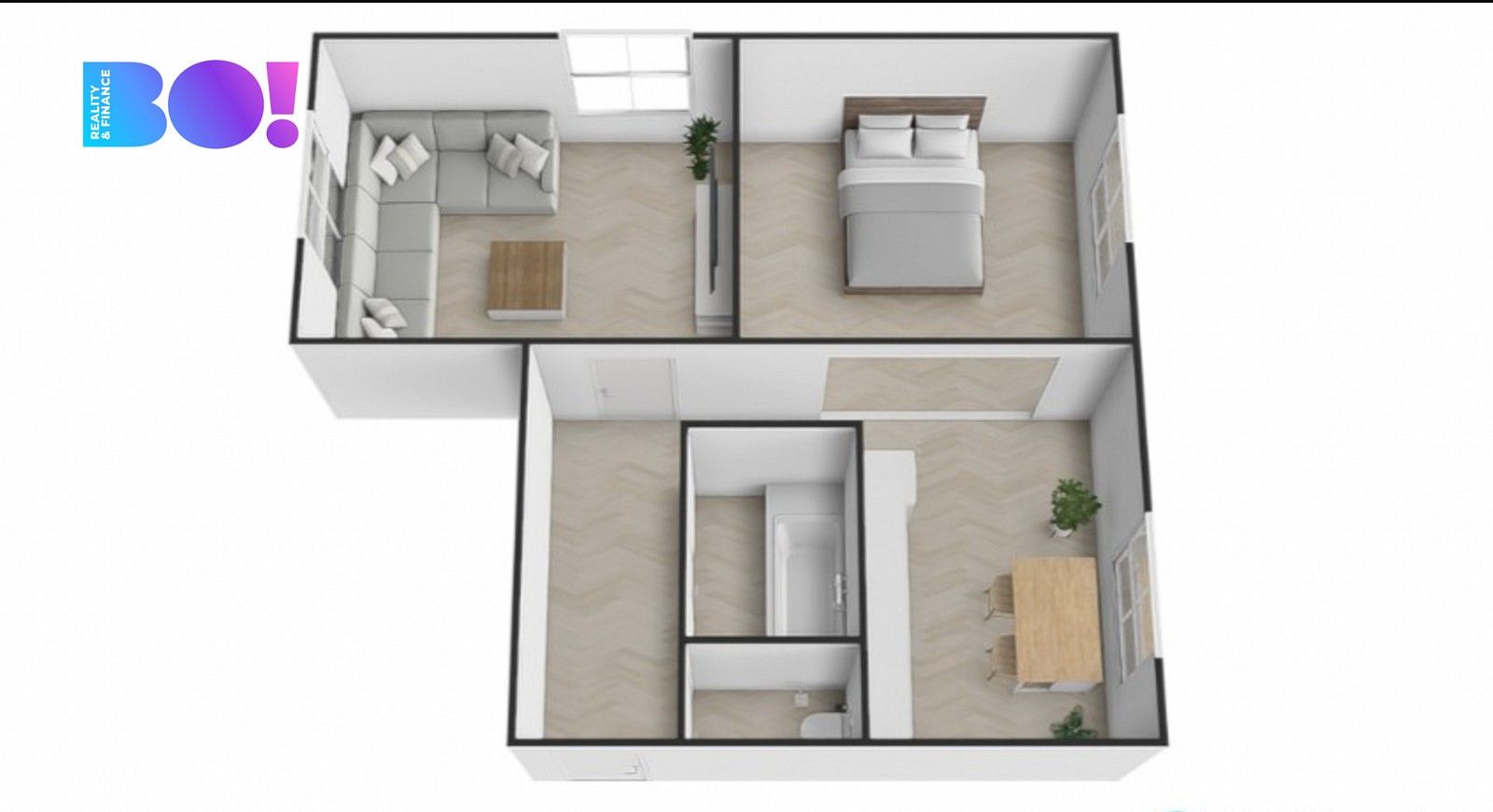2+1, Ostrava - Poruba, okres Ostrava-město, Moravskoslezský kraj, 56 m² - 2