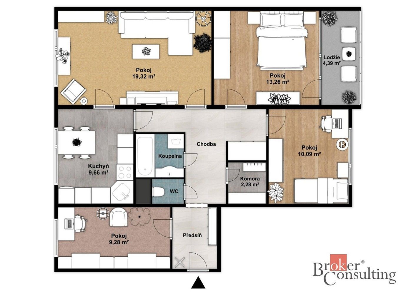 Byt 4+1 · 96 m² · Planá, okres Tachov, Plzeňský kraj - 3