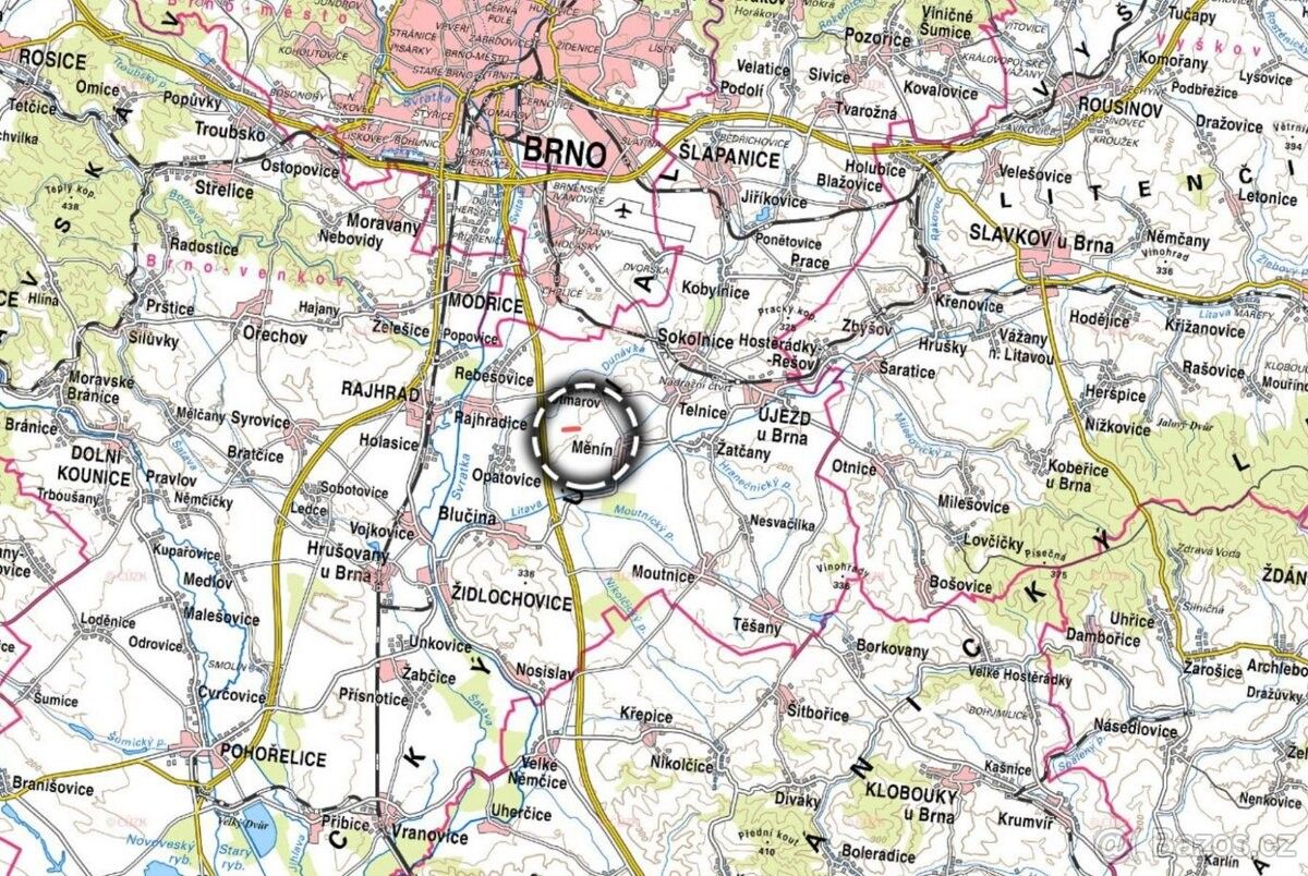 Prodej pozemek pro bydlení - Měnín, 664 57