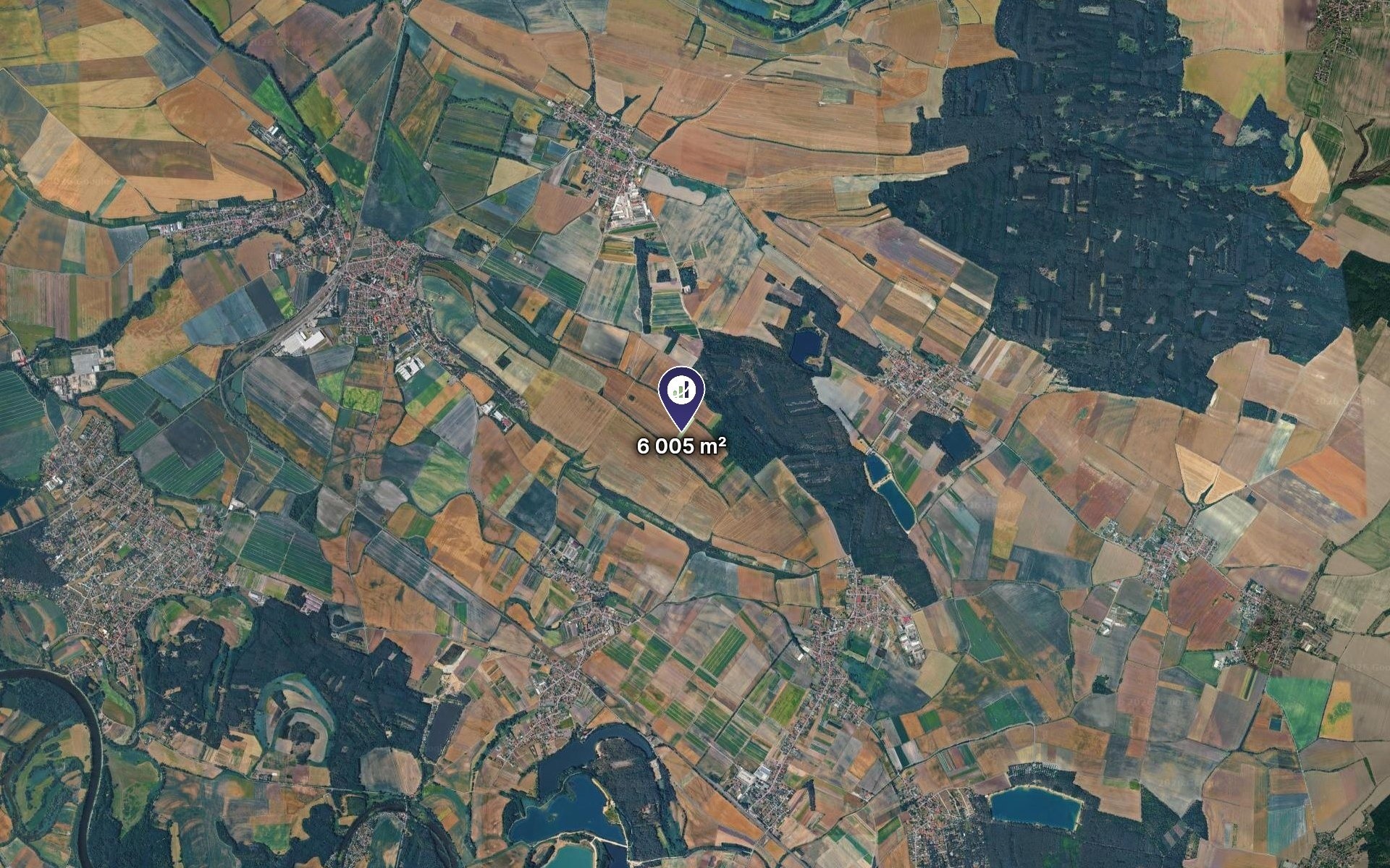 Zemědělský pozemek · 6 005 m² · Všetaty - 2