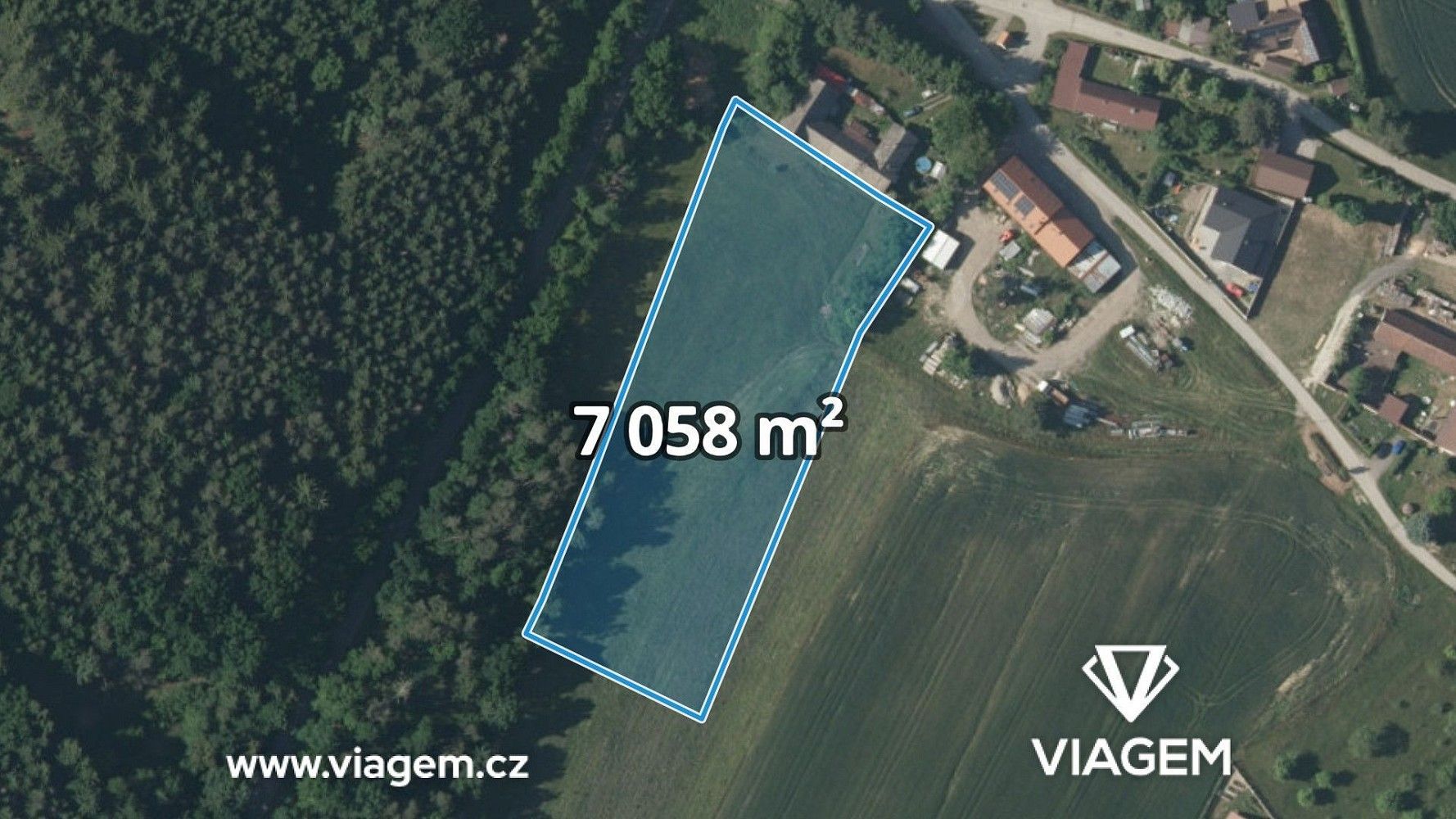Zemědělský pozemek, 1 764 m²