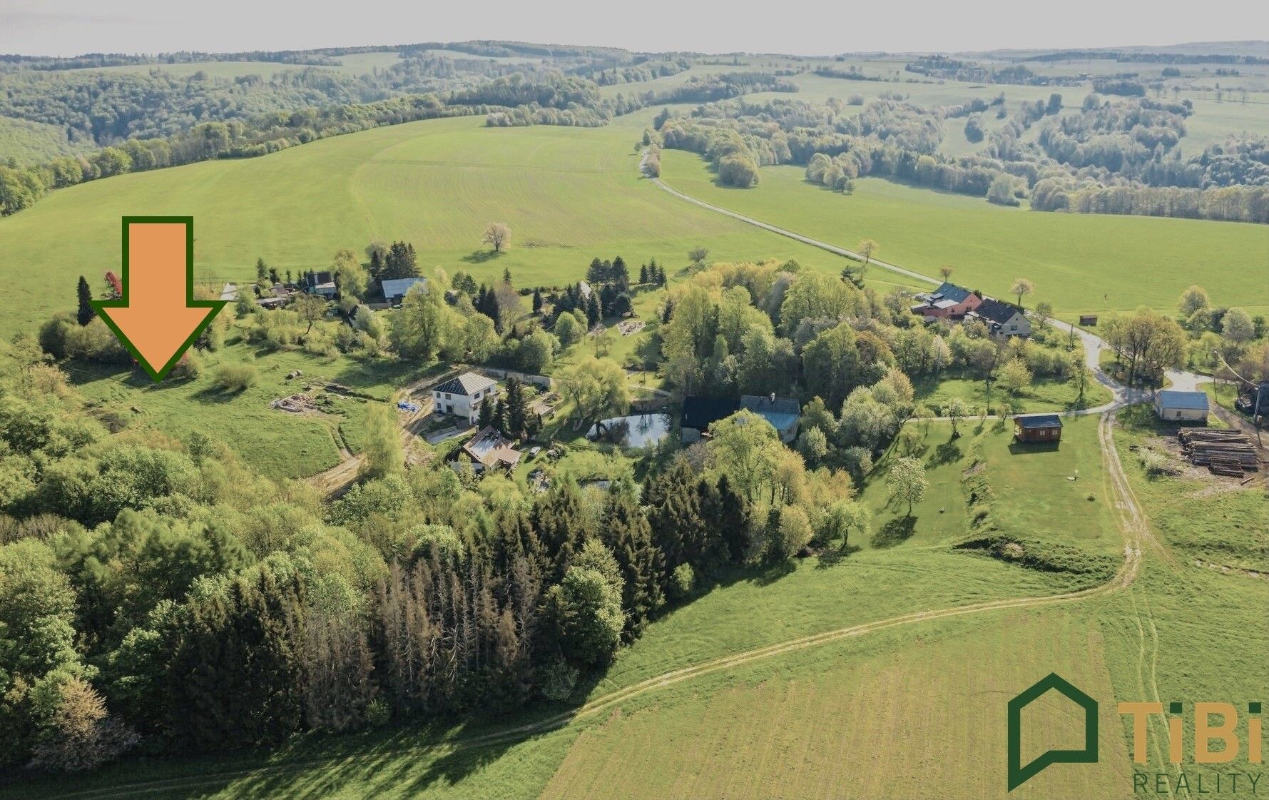 Pozemky pro bydlení, Těchanov, Jiříkov, 7 822 m²