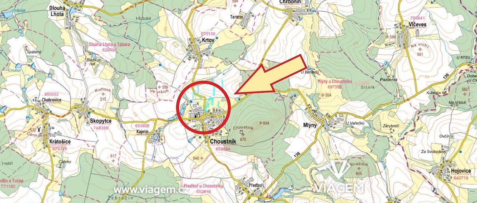 Zemědělský pozemek · Choustník, okres Tábor, Jihočeský kraj - 3