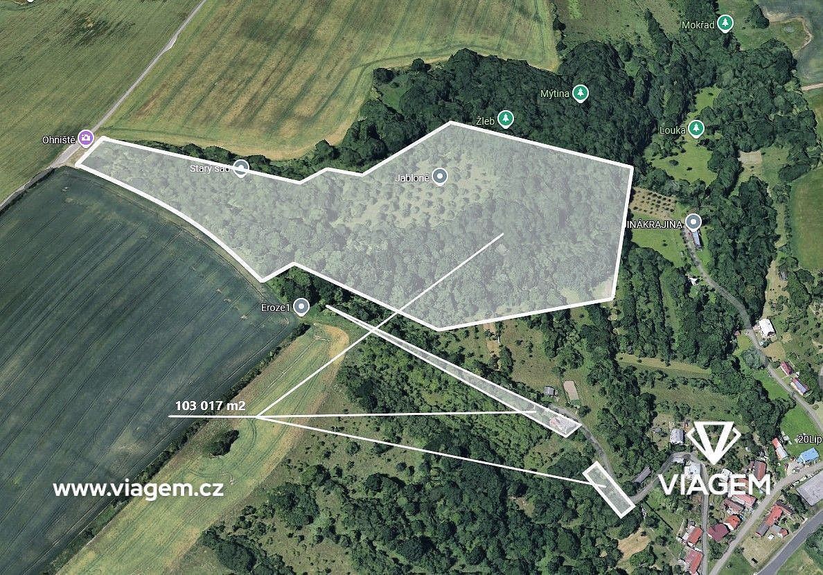 Zemědělské pozemky, Šarovy, okres Zlín, Zlínský kraj