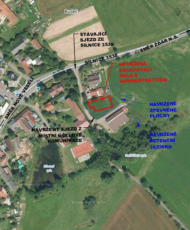 Komerční pozemek · Budeč, okres Žďár nad Sázavou - 4