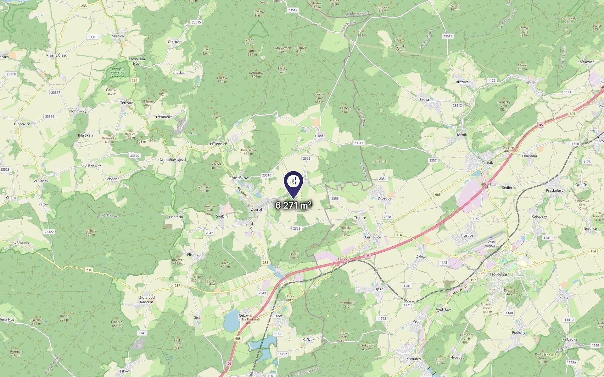 Zemědělský pozemek · 2 090 m² · Týček - 3