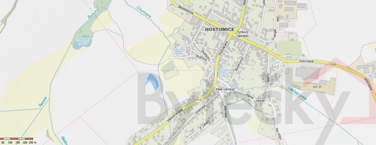 Zemědělské pozemky, Hostomice