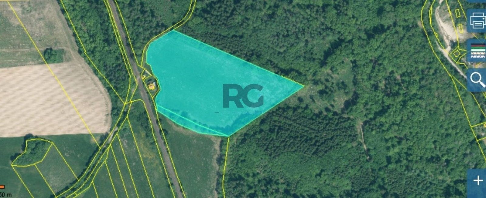 Zemědělské pozemky, Vráž, 25 m²