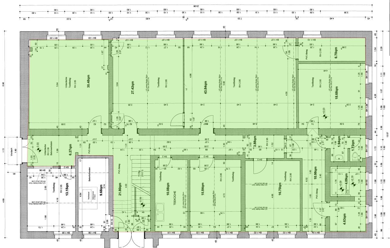 Kanceláře, , Durynsko, 480 m² - 1