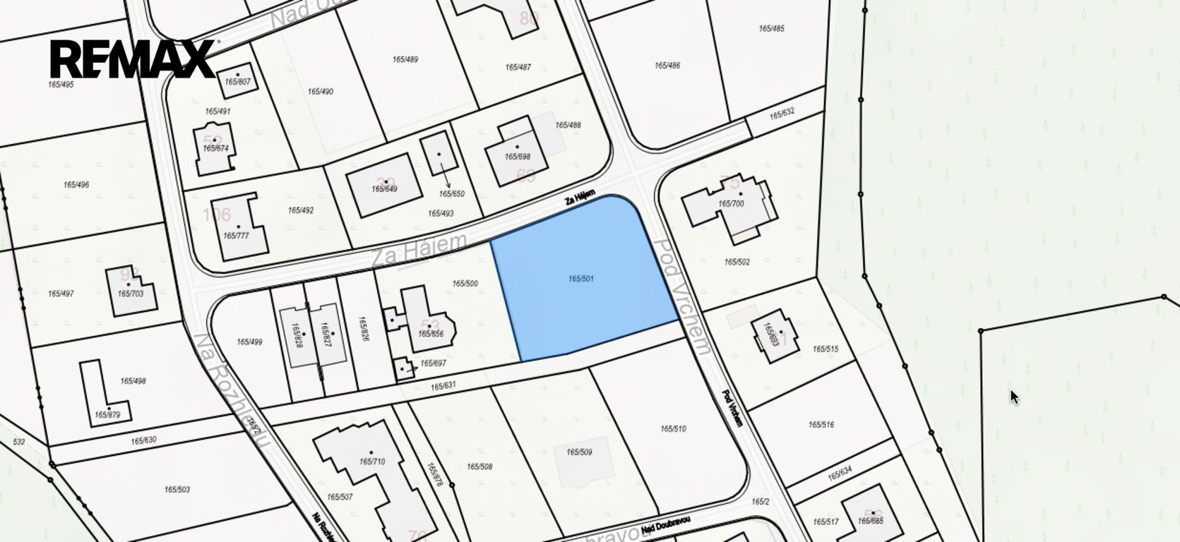 Pozemek pro bydlení · 1 432 m² · Jenišov - 4
