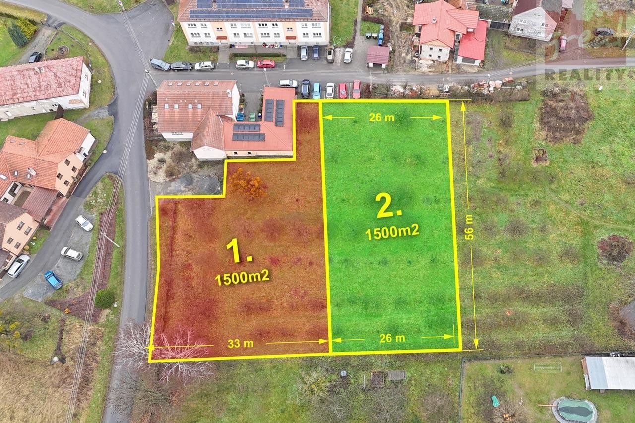 Pozemky pro bydlení, Lučice, Bělotín, 1 500 m²