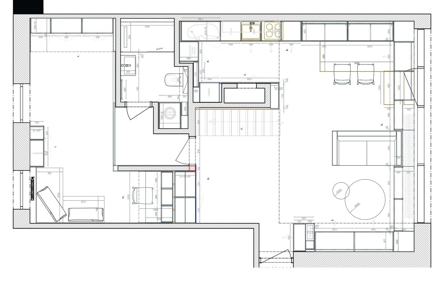 Byt 3+kk · 110 m² · Mezitraťová 234/7, Praha - 3