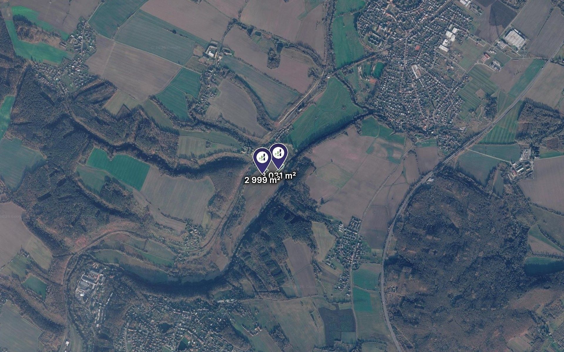 Louky, Bakov nad Jizerou, 6 030 m² - 2