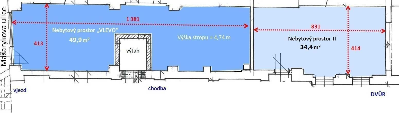 Obchodní prostory · 50 m² · Masarykova třída, Teplice Sobědruhy - 4