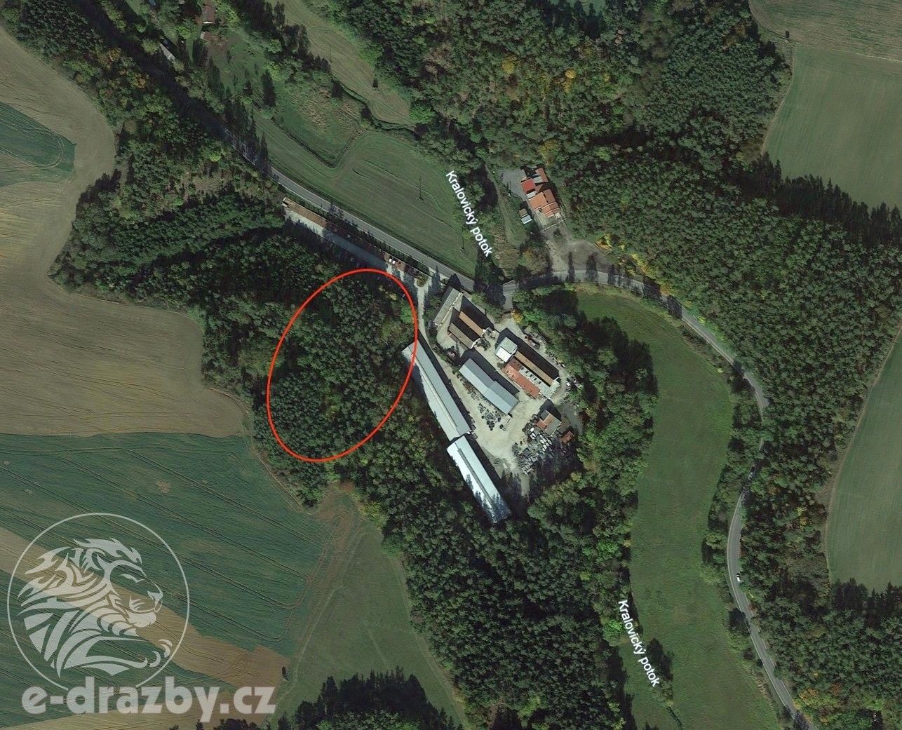 Lesy, Kralovice, 6 740 m²