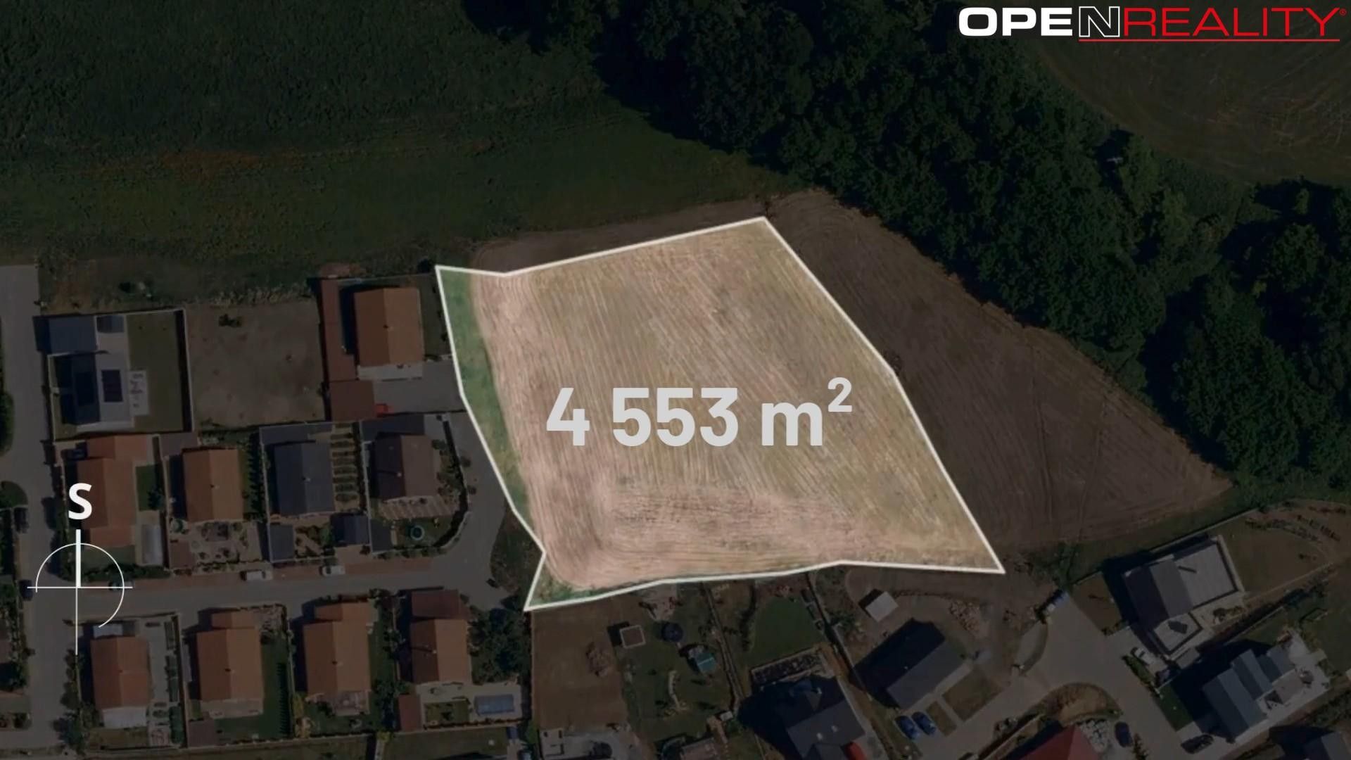 Pozemky pro bydlení, Jasanová, Neslovice, 4 553 m² - 2