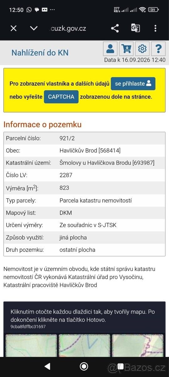 Pozemek pro bydlení · Havlíčkův Brod, 580 01 - 3
