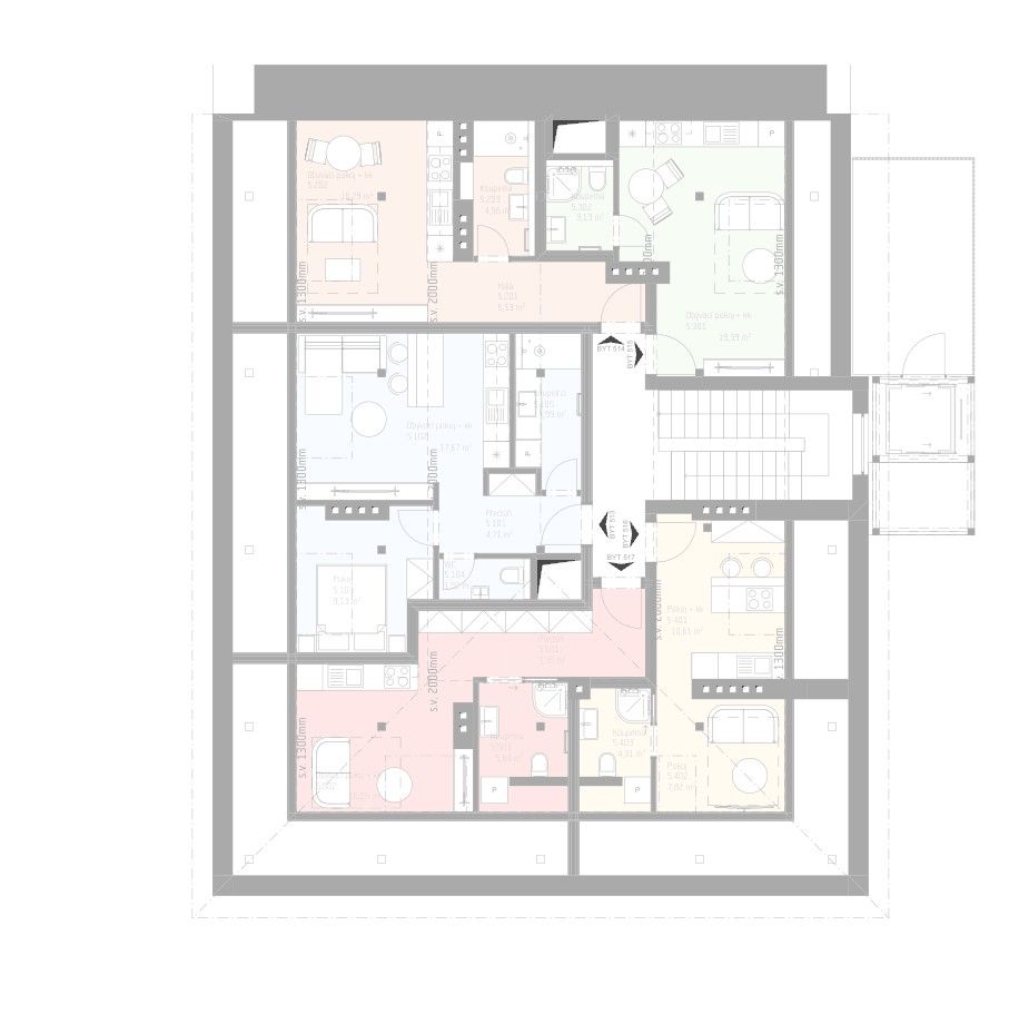Prodej byt 1+kk - Purkyňova, Brno - Královo Pole, Jihomoravský kraj, 23 m² - 5