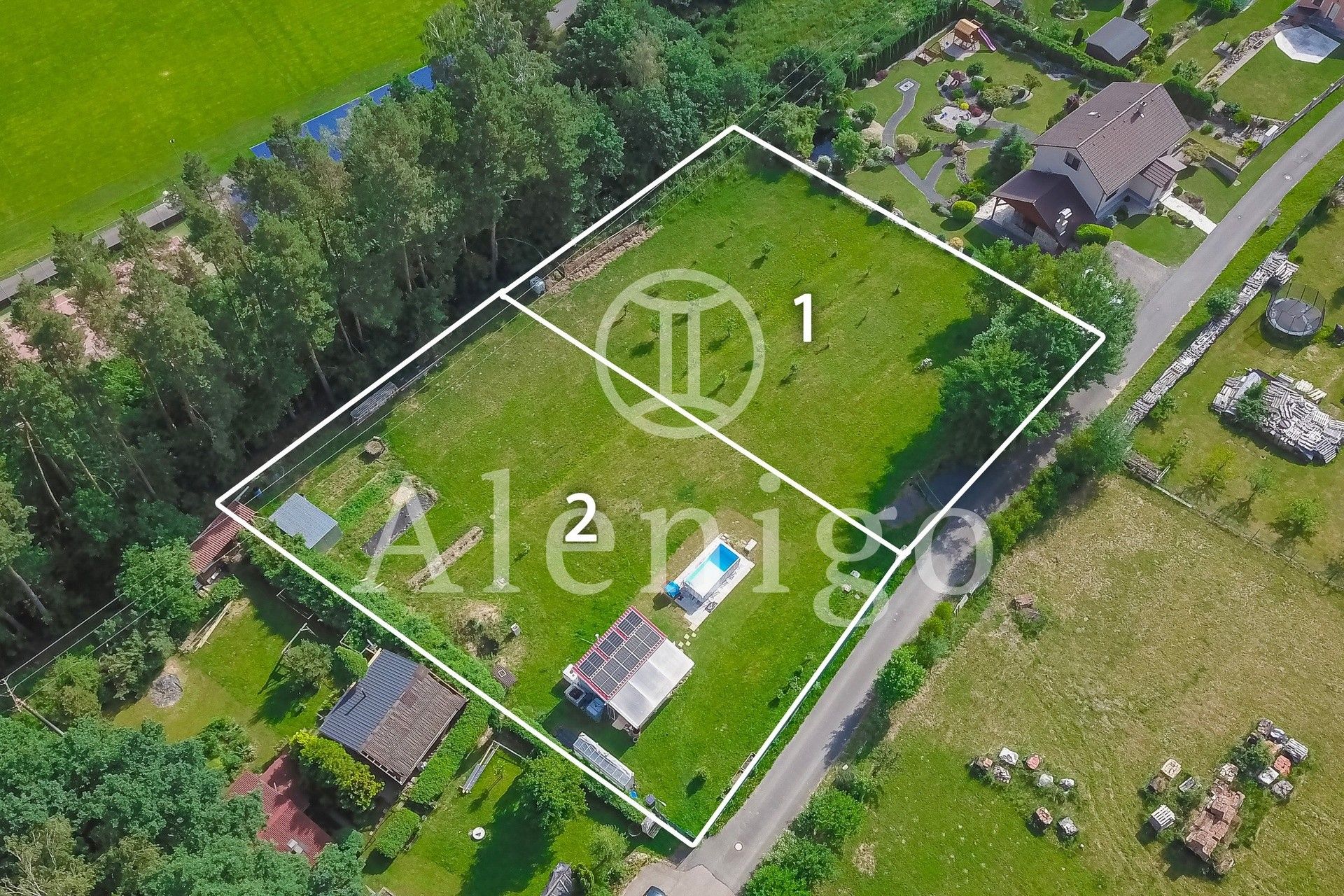 Pozemky pro bydlení, Libež, 2 791 m² - 1