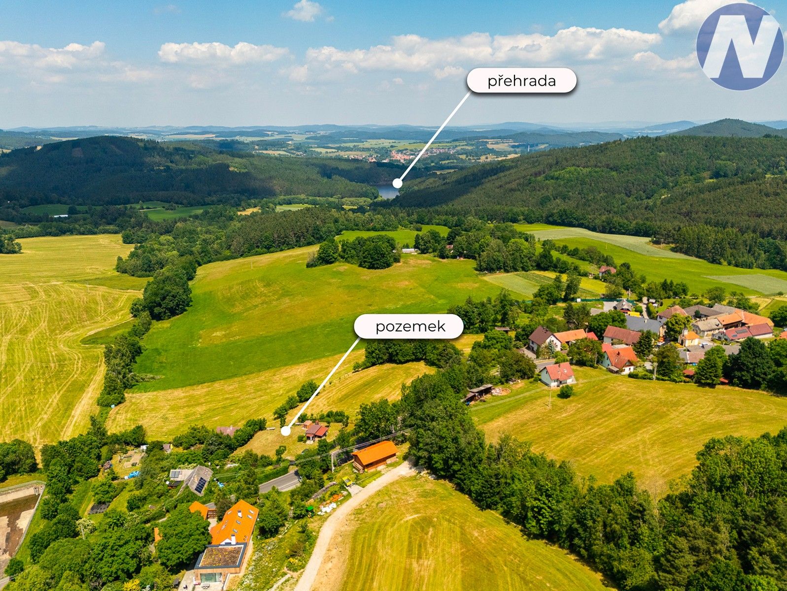 Pozemek pro bydlení, 1 224 m²