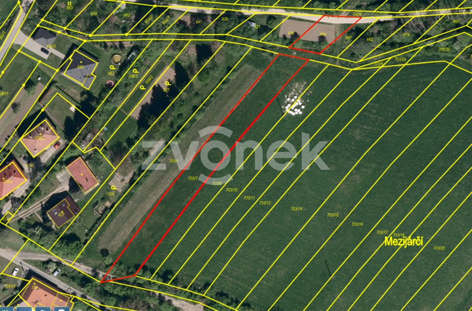Prodej pozemek pro bydlení - Pitín - 1