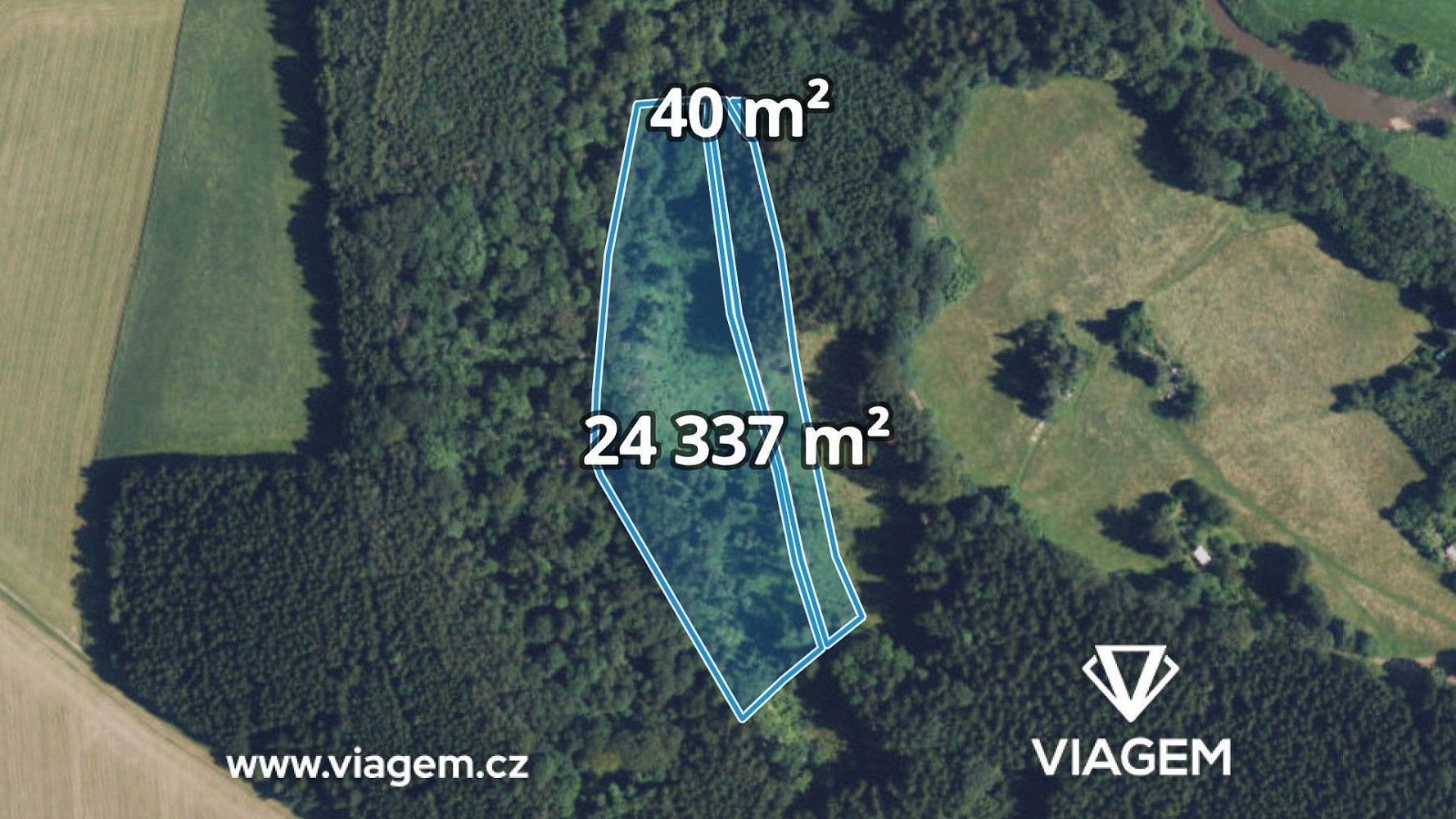 Les, 21 329 m²