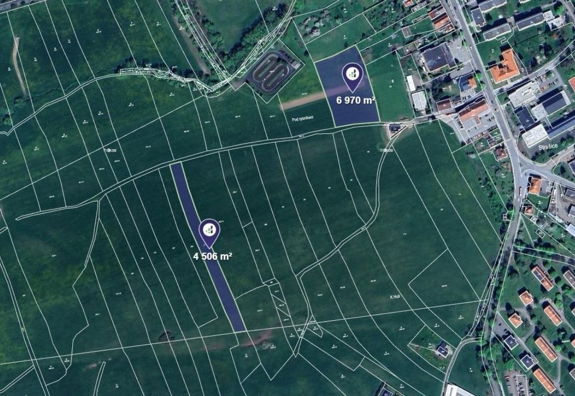 Prodej louka - Strašice, 25 762 m²
