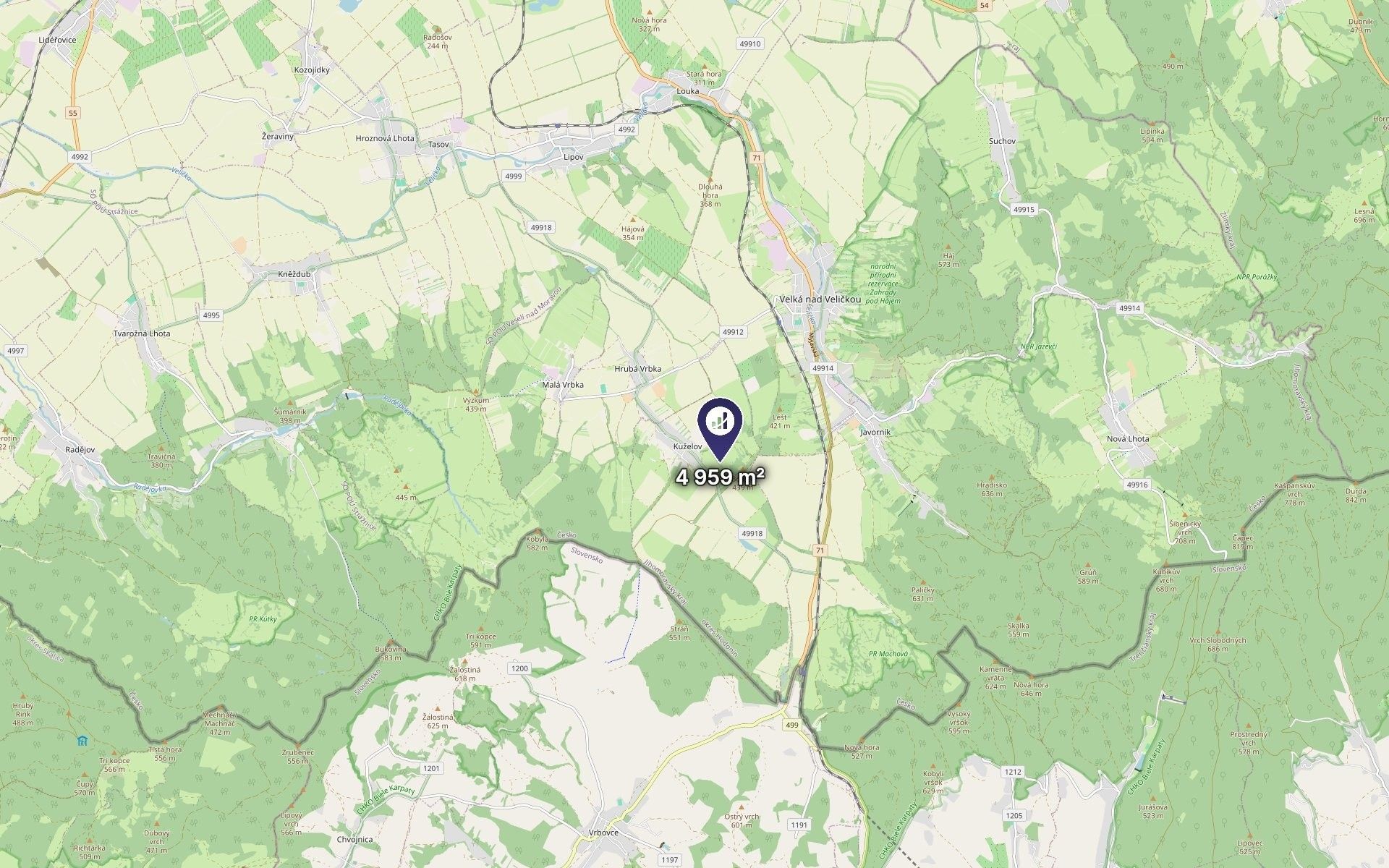 Louka · 1 653 m² · Kuželov - 3